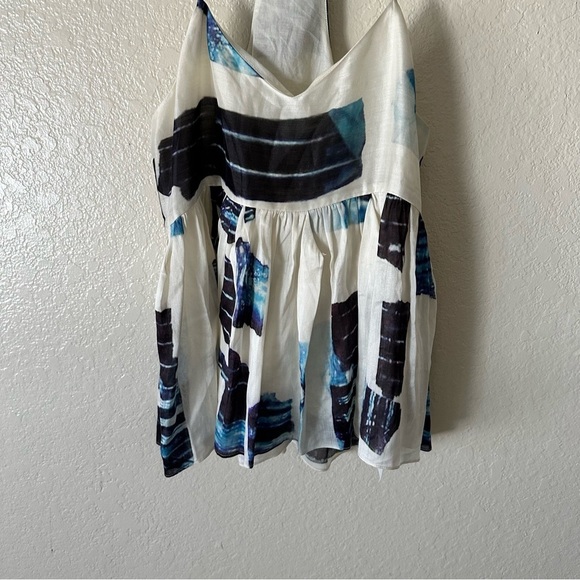 Tibi Pleated Camisole Peplum Racerback Blouse size 2 - Picture 8 of 14